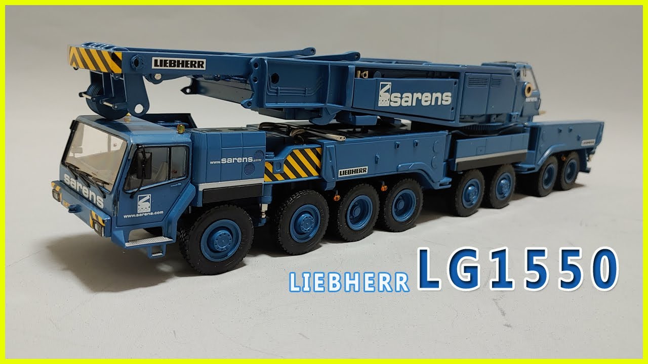 1/50 YCC models LIEBHERR LG1550 sarens mobile crane model 크레인모형 중장비모형 크레인차 YC770