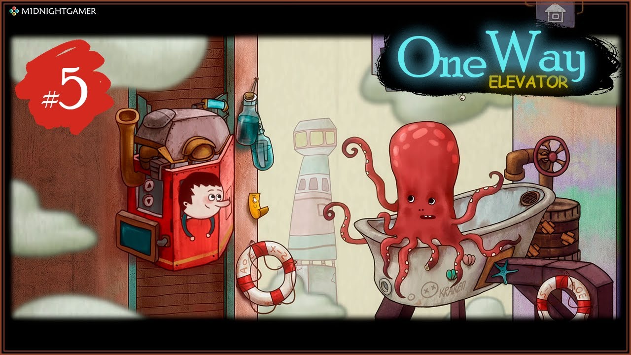One Way: The Elevator ➤ #5 ➤ Этаж 18-20 | Осьминог | Пират | Маленький король | Господин Кит