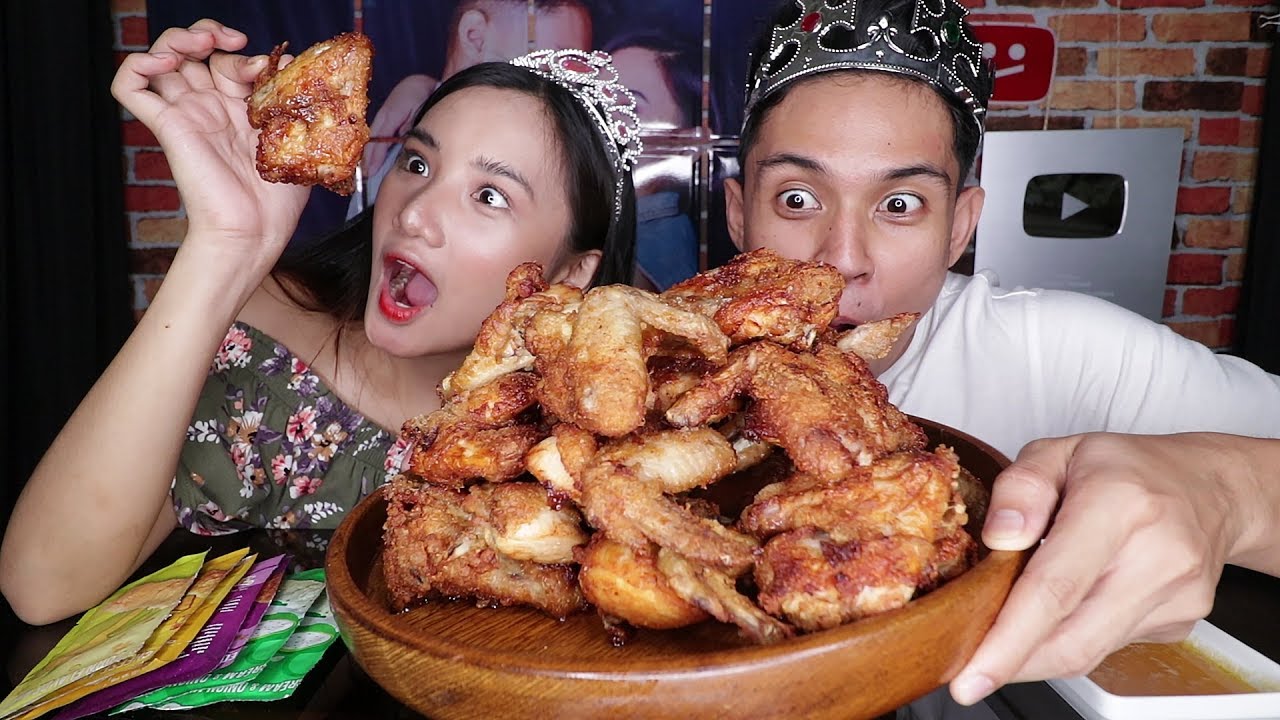 Cooking and Eating 3kg of Chicken Wings | Iphone Giveaway!!!