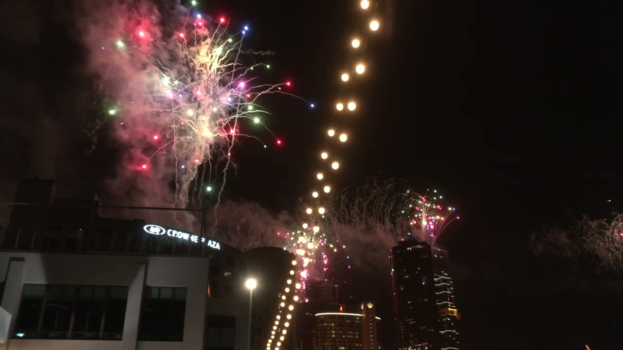 Melbourne New Year's Fireworks- January 1, 2025- Main Fireworks Display