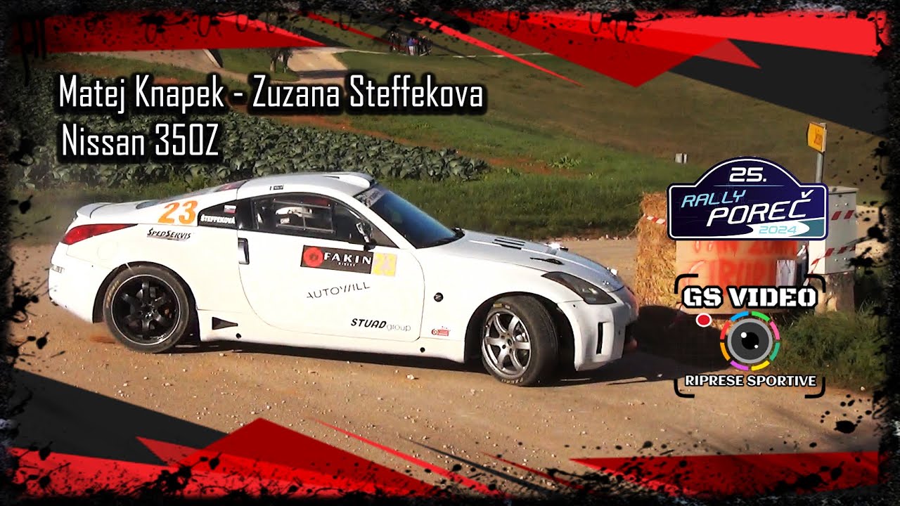 25. Rally Porec 2024 | Matej Knapek - Zuzana Steffekova | Nissan 350Z