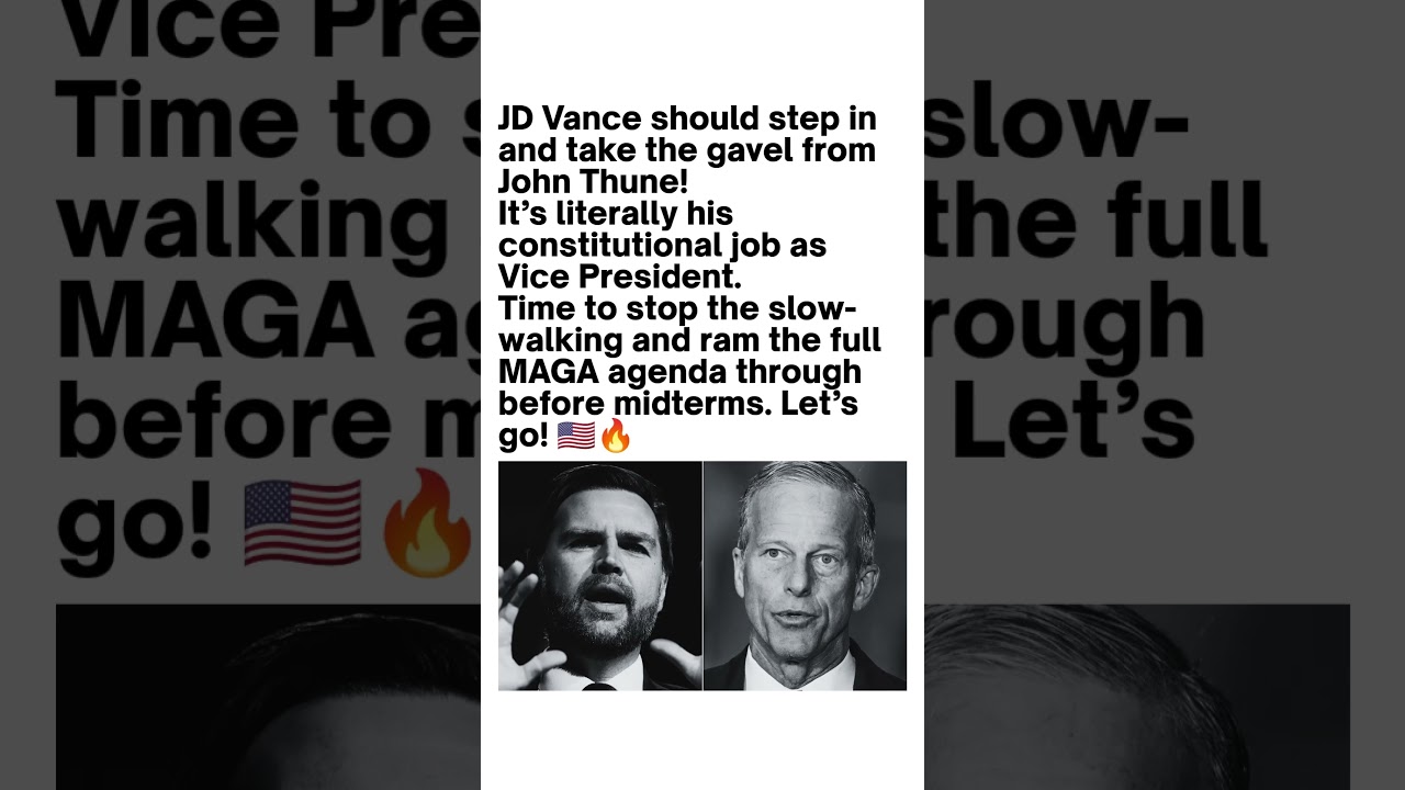JD Vance & John Thune Debate Goes Viral 🇺🇸