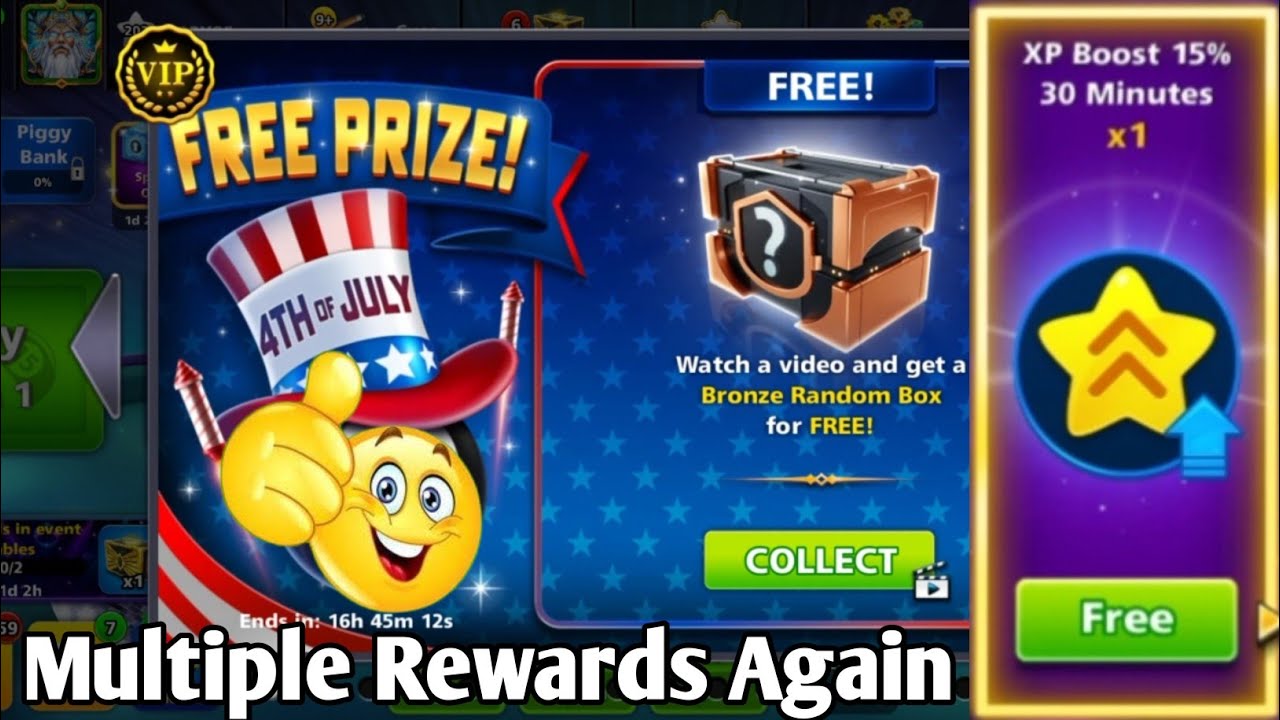 FREE Rewards Are Back Again! 😲 In 8 Ball Pool #8ballpool #8poolweaver 