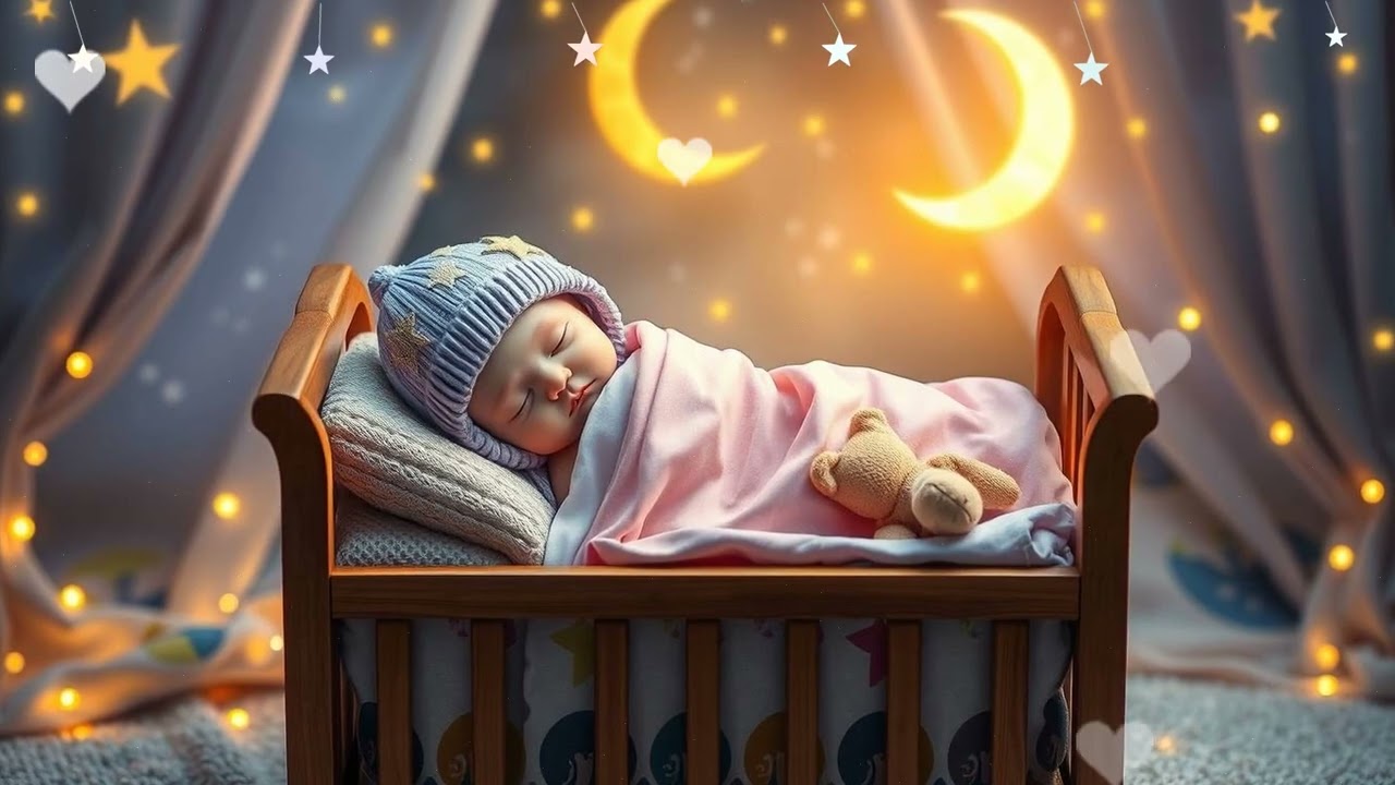 🌙 Night Rain Sleep Music 💤 Calm Baby Mind & Body ☔