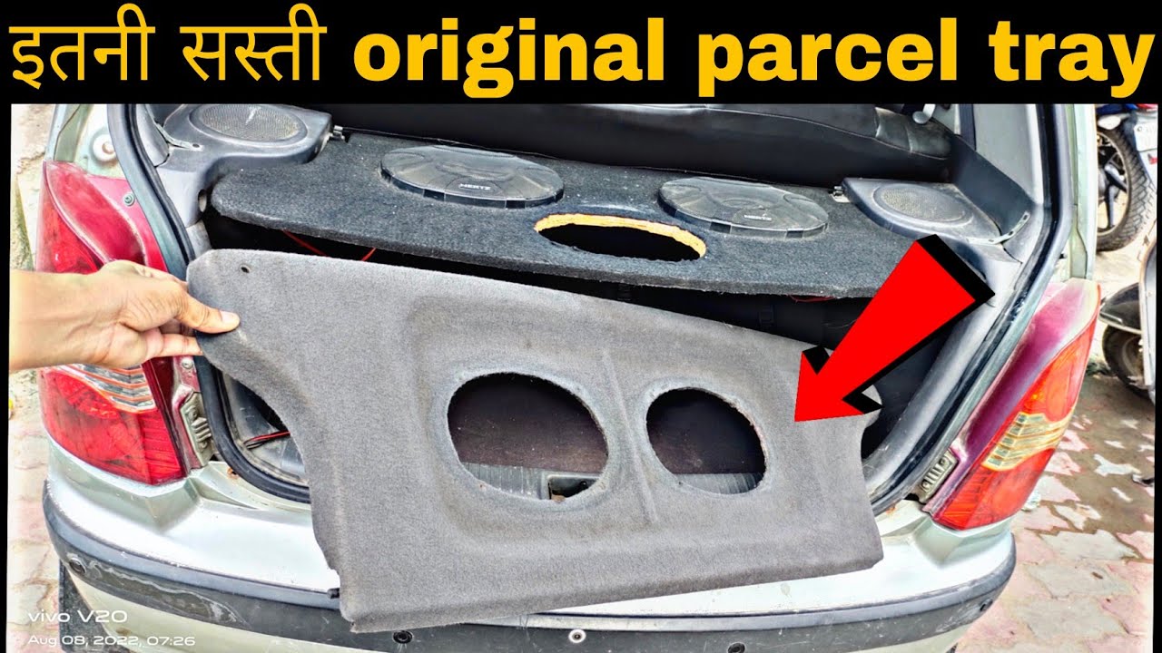 Finally original parcel tray mil hi gayi | santro xing parcel tray | saleem ki gali
