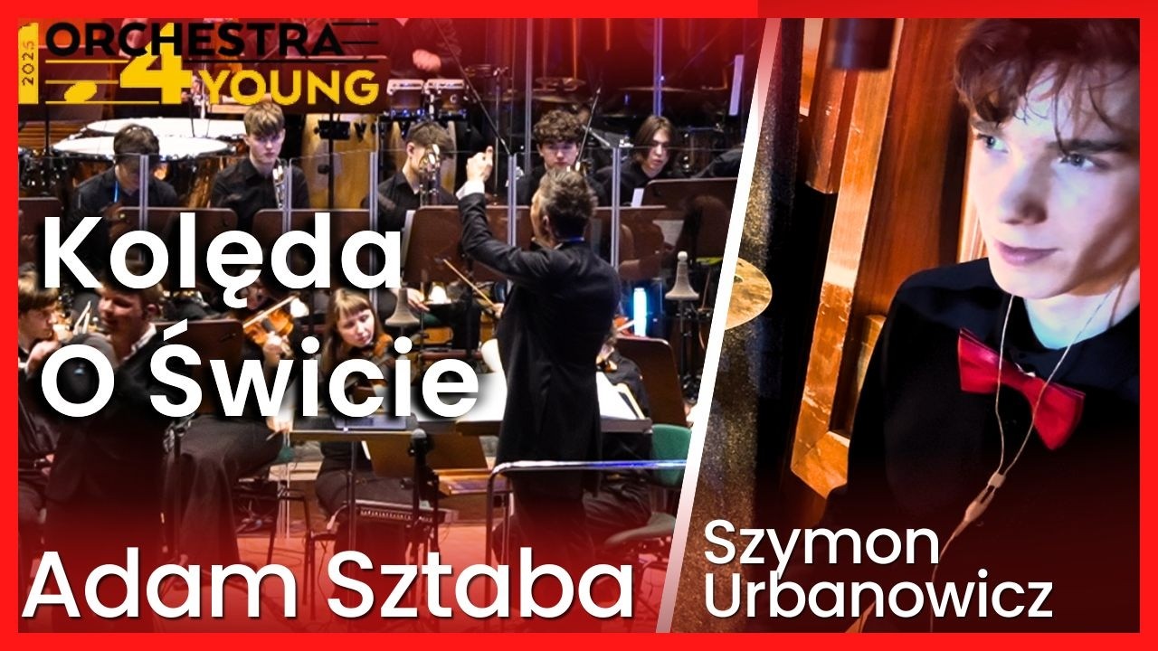 Kolęda o świcie - Adam Sztaba & Orchestra4Young 2026 | Szymon Urbanowicz Drums LIVE
