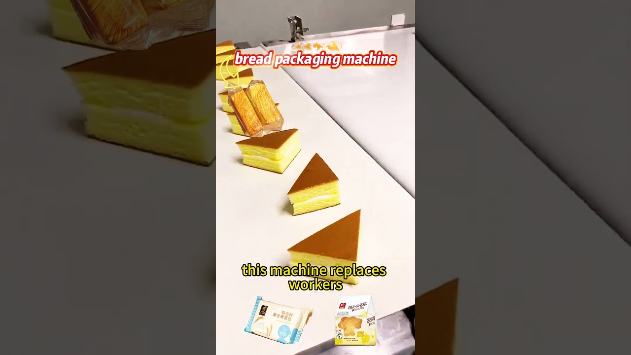 Bread packaging machine 