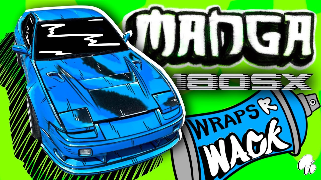 Manga Cartoon Nissan 180sx Paint Job