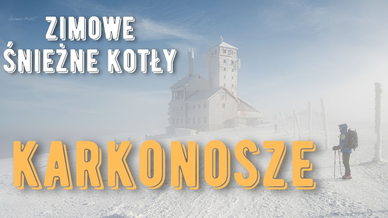 Zima w Karkonoszach. Śnieżne Kotły, Wielki Szyszak.