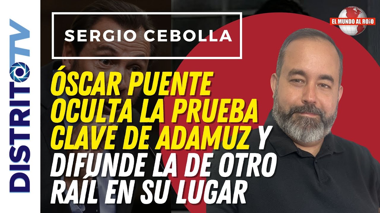🔴Óscar Puente oculta la prueba clave de Adamuz y difunde otra falsa🔴