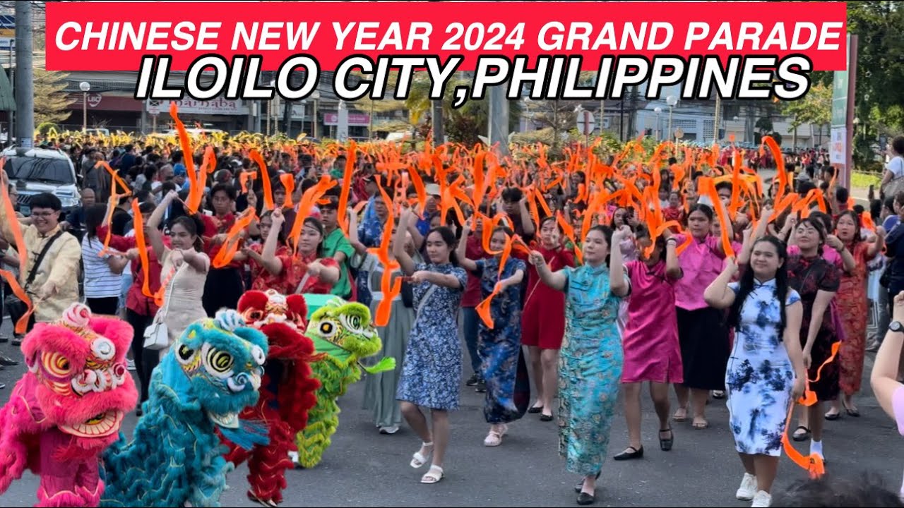 CHINESE NEW YEAR 2024 GRAND PARADE IN ILOILO CITY - FEBRUARY 9,2024 #iloilocity
