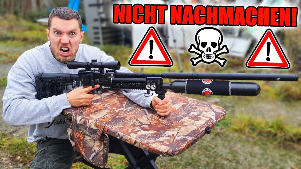 Was passiert, wenn ich 5 SCHUSS auf EINMAL ins NEUE 156 JOULE STARKE SNIPER LUFTGEWEHR LADE?