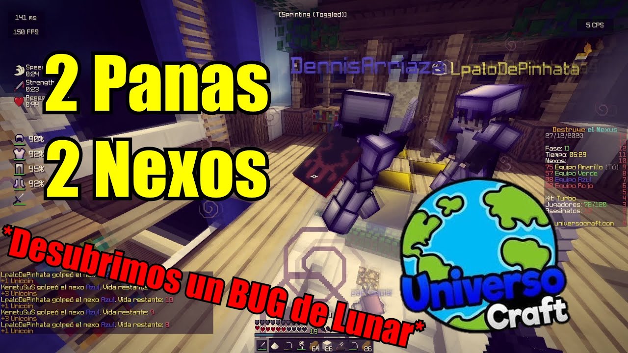 DOBLE NEXO EN FASE 2🔥 con SOLO 2 PERSONAS😱 | ¿Cómo lo hicimos?🤯 | Destruye el nexus | Universocraft