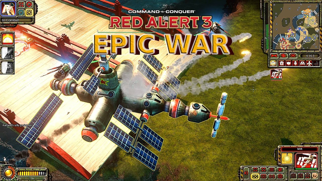 Red Alert 3 Epic War MOD Soviet Gameplay | EPIC MIR & General Kryukov