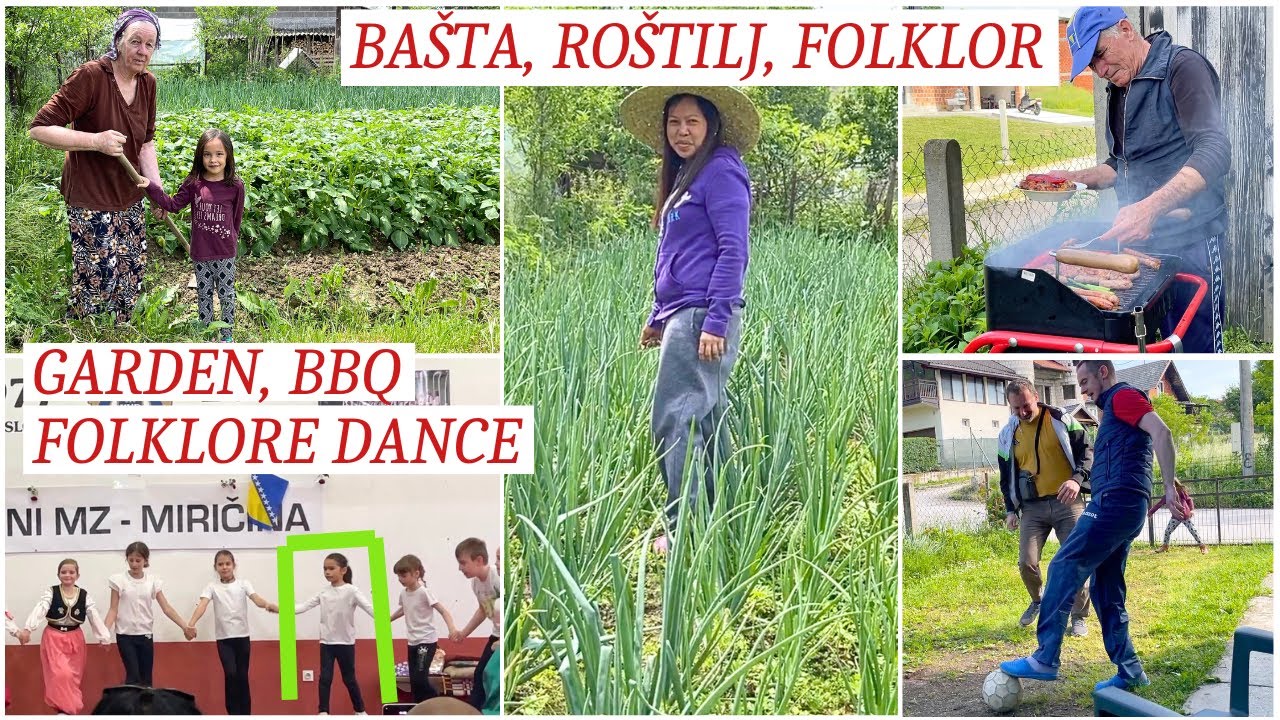 Dan sa našom nanom | Leila se pridružila folkloru | A day with grandma | Leila joined the folklore