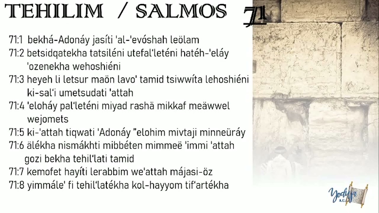 Salmos  Tehilim 71
