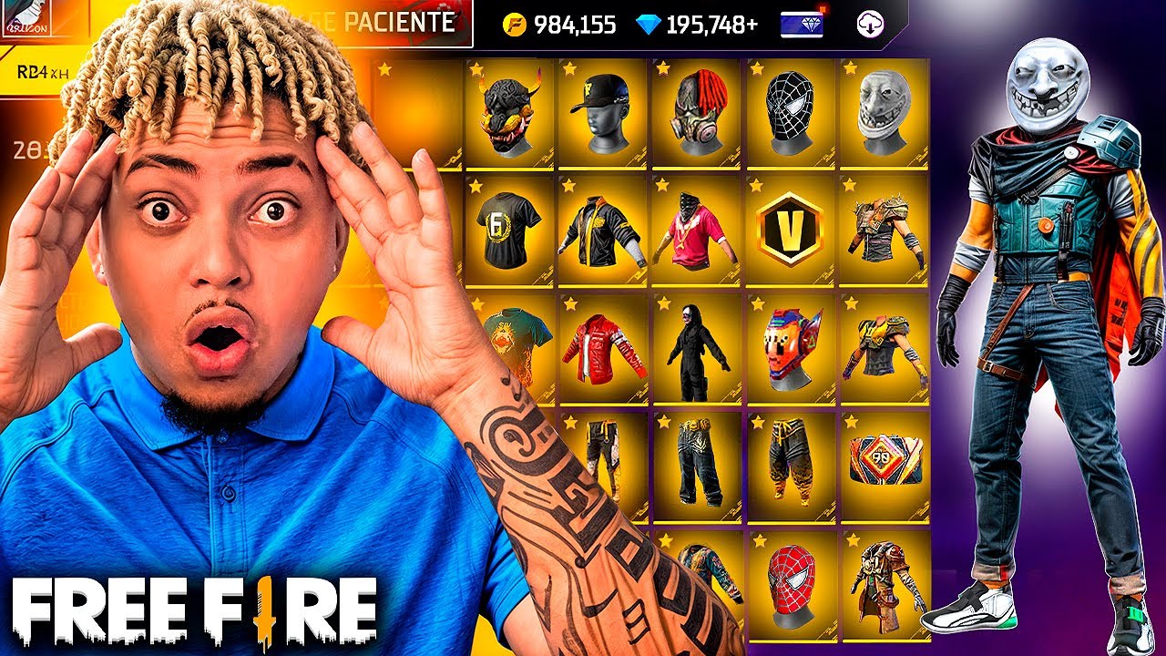 TODO ESTO TIENE LA CUENTA DE SE PACIENTE👆🗿 FREE FIRE !!