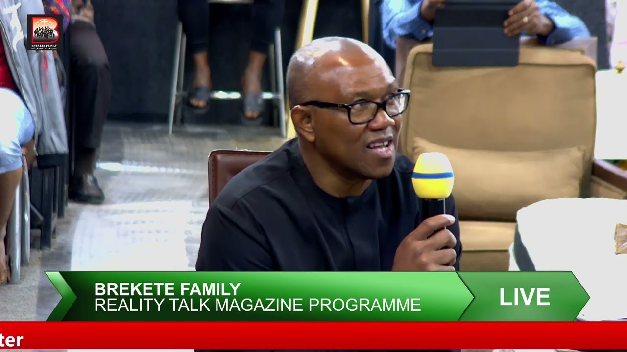 Part 2 - Presidential Candidate Peter Obi at The Brekete Family Reality Program