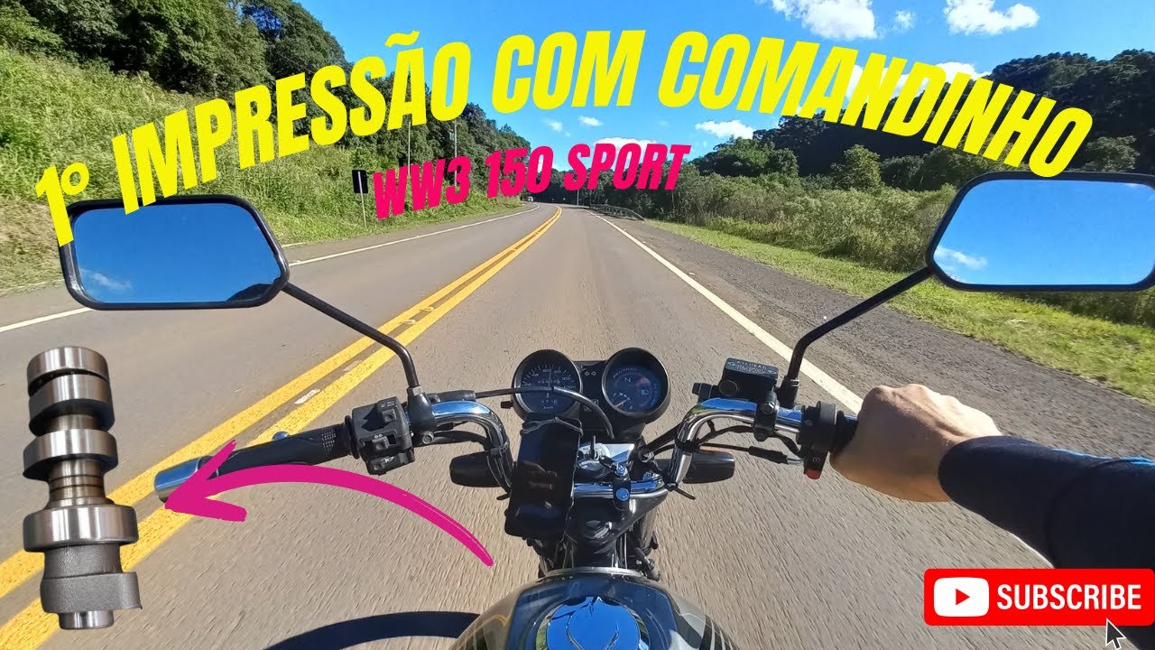 1° Impressão e Acelero com Comando da 150 Sport na Titan 150