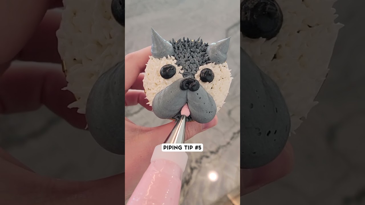 Adorable Dog Cupcakes You Can Make Easy! 🐶 #shorts  #food #hack #kitchen #diy #recipe #fun #eating