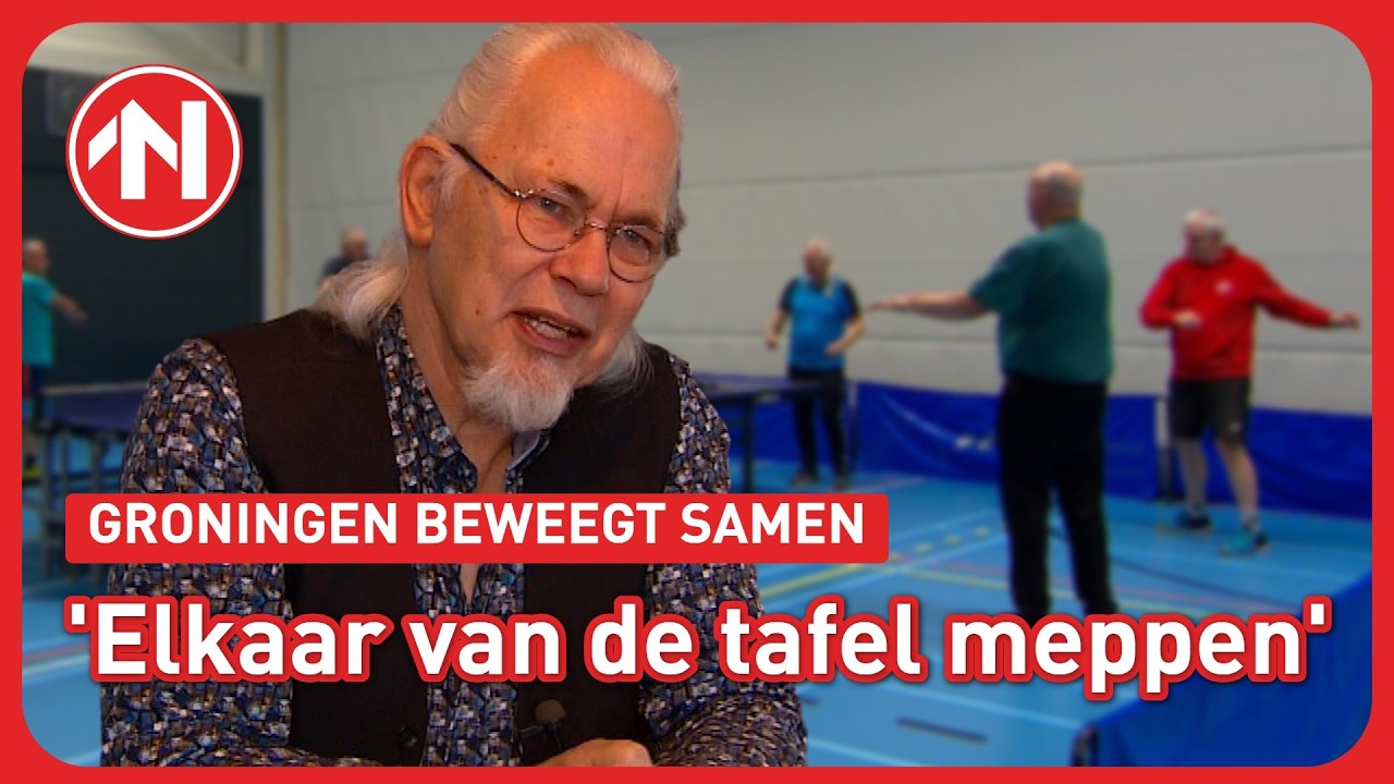Predikant Herman gaat naar een tafeltennisles voor mensen met Parkinson | Groningen Beweegt Samen #2