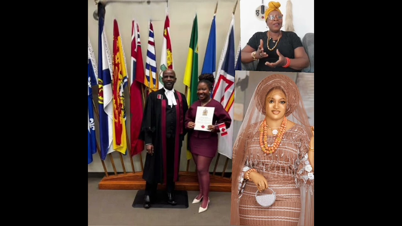 CONGRATULATIONS TO PRINCESS ADEOLA, QUEEN NAOMI PRINCESS ADEOLA'S NOW OFFICIALLY A CANADIAN CITIZEN 