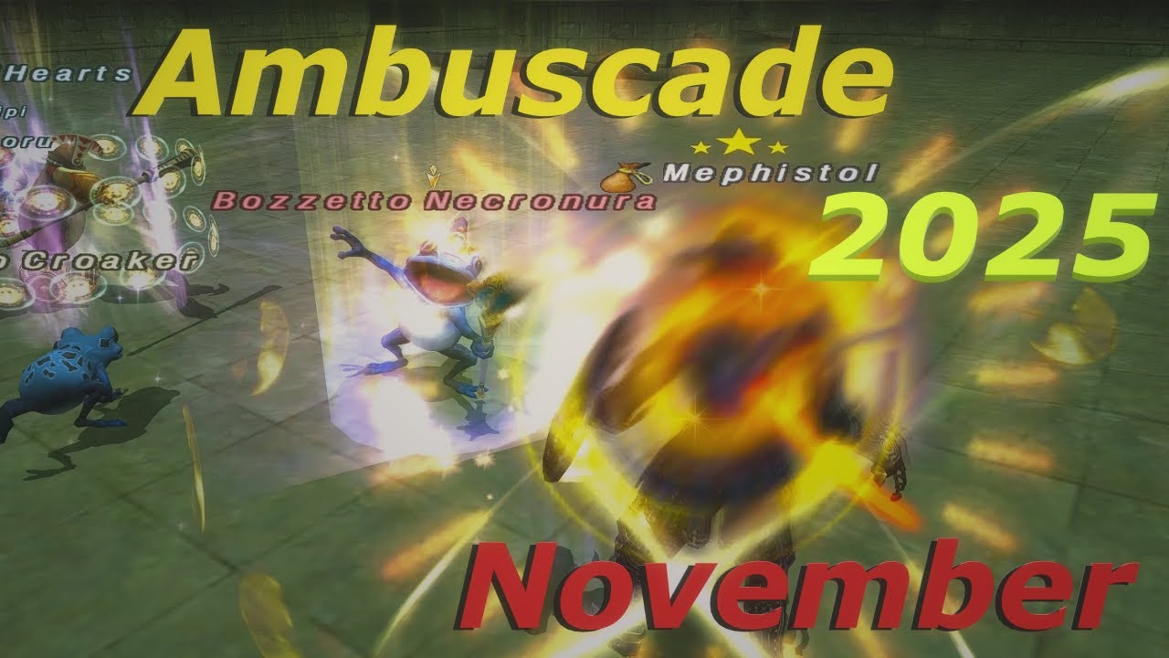 Intense Ambush 2025 FFXI Poroggo Frog