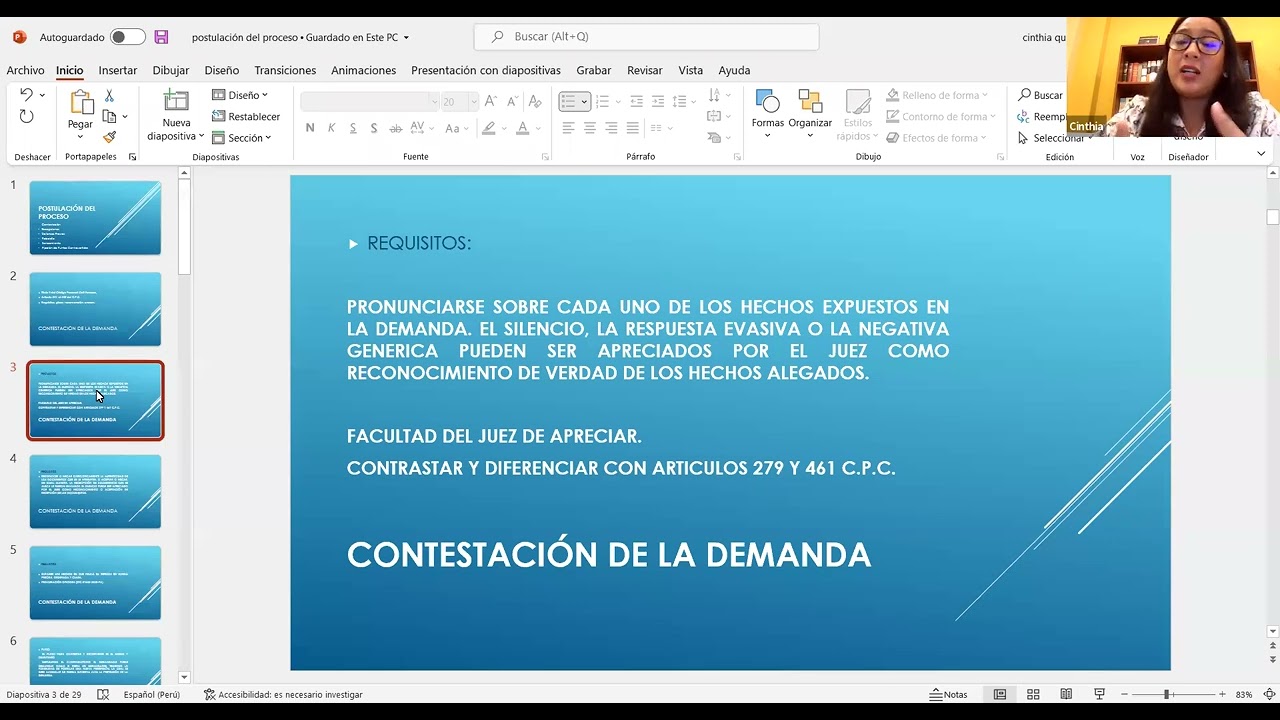 DERECHO PROCESAL CIVIL: Postulación del proceso