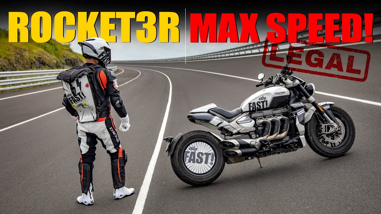 Какова скорость Triumph Rocket3r ЛЕГАЛЬНО!
