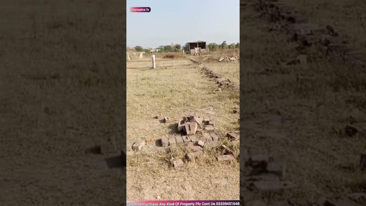 5.5 Marla Plot For Sale In Jhelum Bilal Town