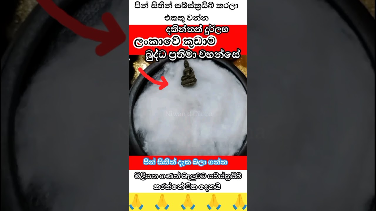 ලංකාවේ කුඩාම බුද්ධ ප්‍රතිමා වහන්සේ #1million #viwes10milionplace #viral #buddha