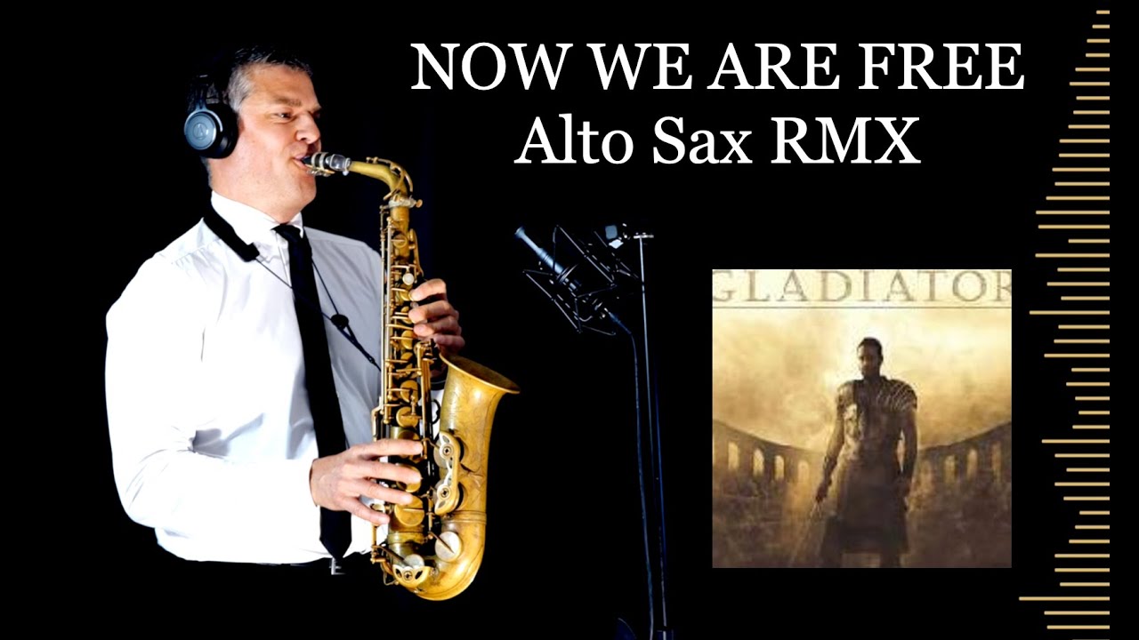 NOW WE ARE FREE - Hans Zimmer - Alto Sax RMX - Free score