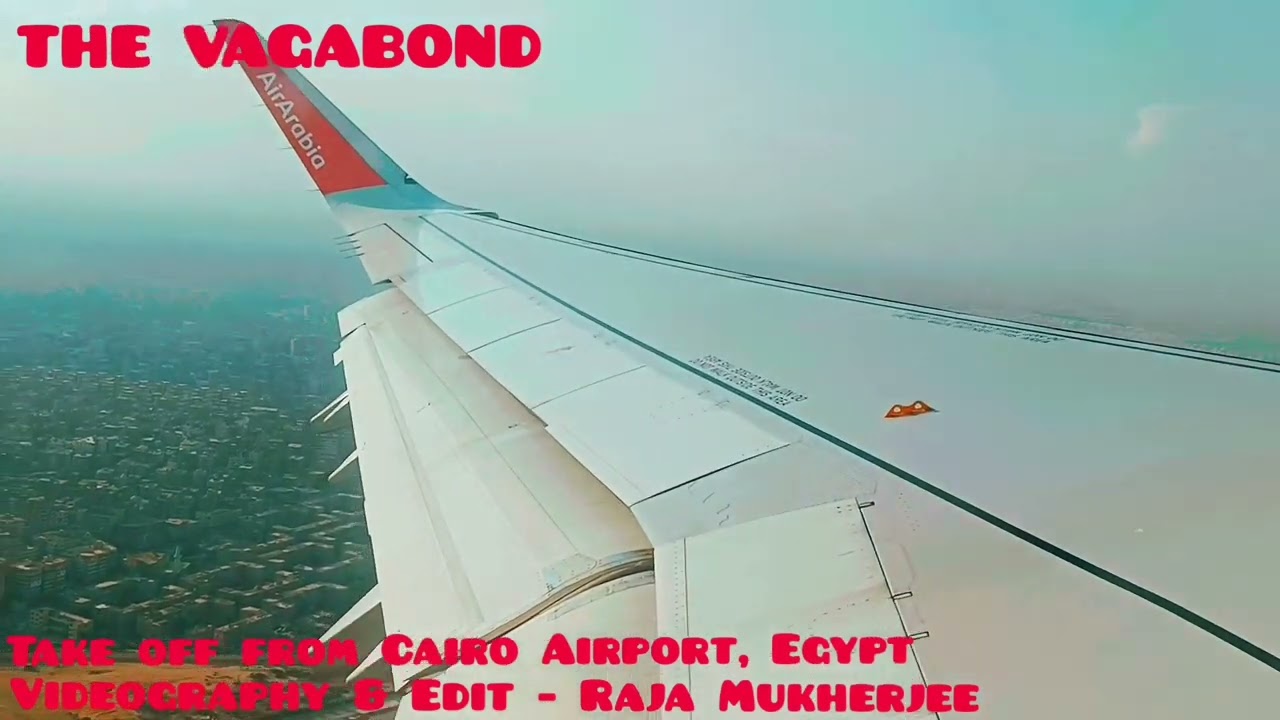 TAKE OFF FROM CAIRO AIRPORT, EGYPT