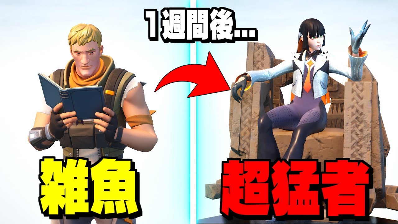 【誰でも簡単】あなたが『本当に1週間で上手くなる方法』を教えます【フォートナイト/Fortnite】