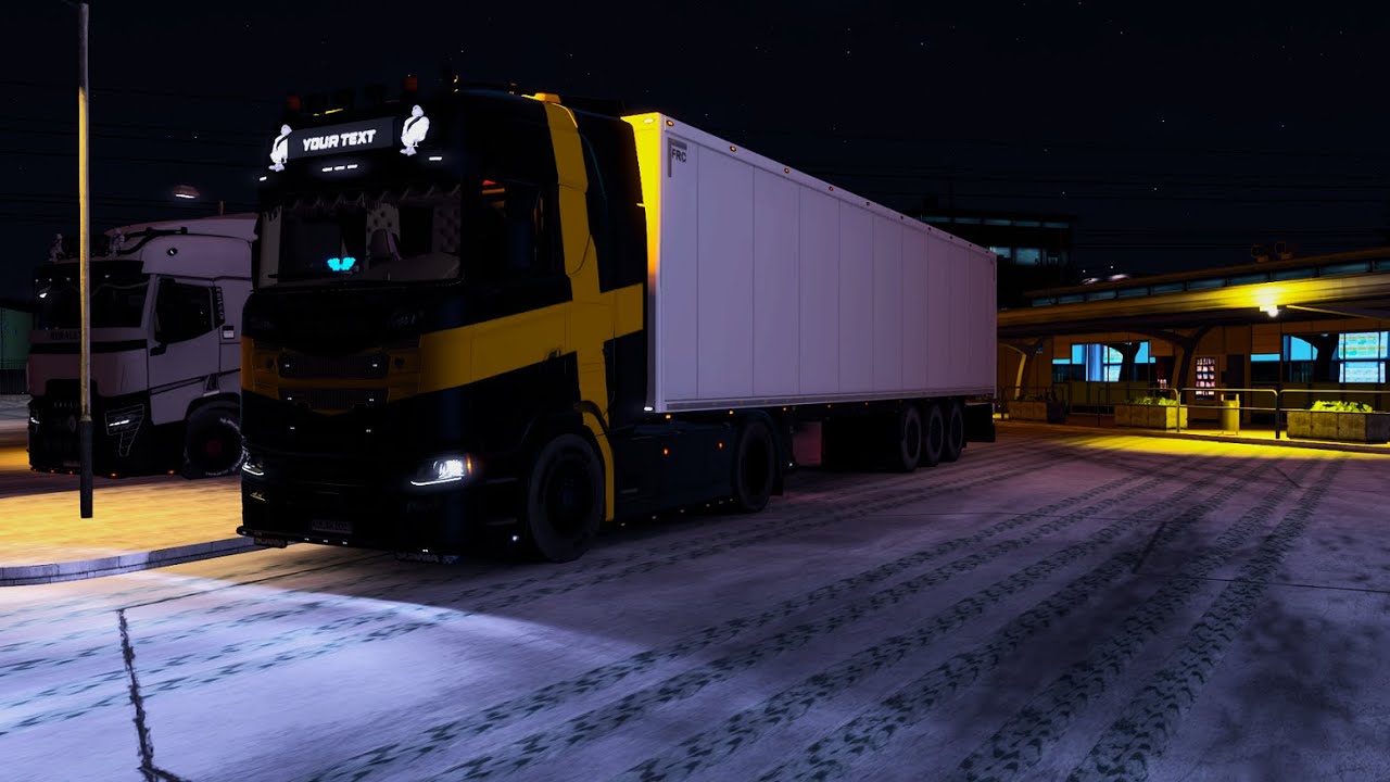 Euro Truck Simulator 2 TMP | Realistic Driving Winter | Scania V8 S730 | Brussel → Lille