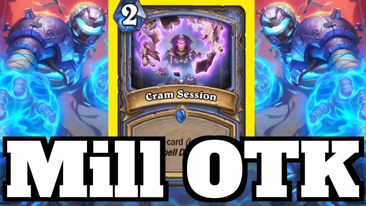 INSANE Cram Session OTK! Mill Mage Lorewalker Cho Combo! | Hearthstone