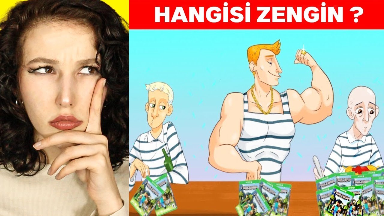 SADECE YÜKSEK IQ'SU OLANLAR BU BİLMECELERİ ÇÖZEBİLİR!!