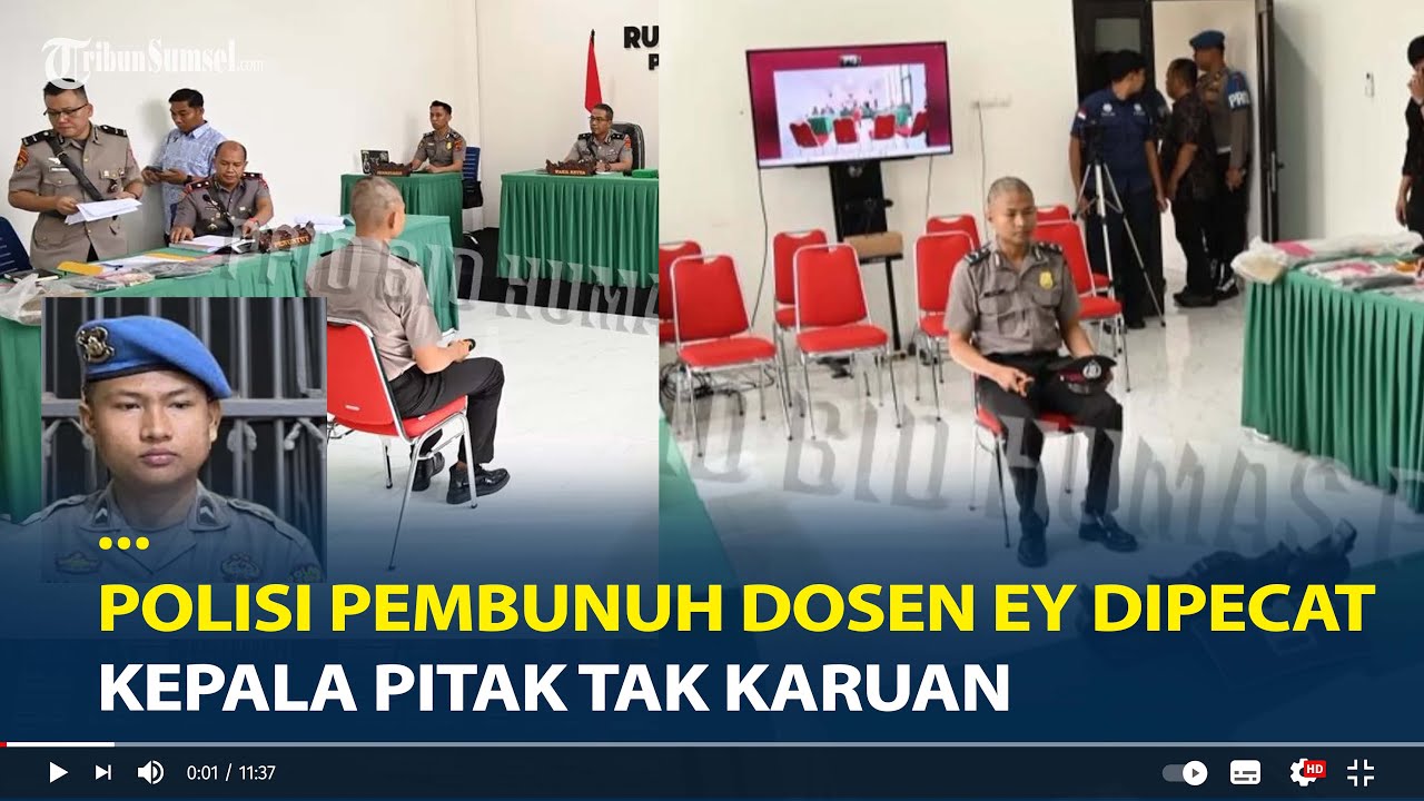 Kepala Bripda Waldi Pitak Tak Karuan, Polisi Pembunuh Dosen EY di Jambi Dipecat
