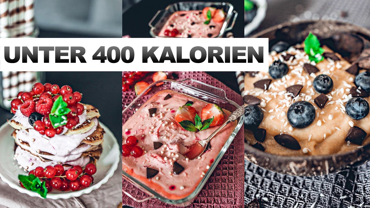 Rezepte unter 400 Kalorien I Pancakes, Quarkauflauf, Cookie Dough