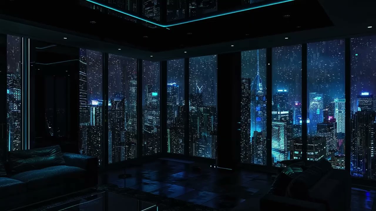 Deep Calm Rain at Night | Relaxing Rain Ambience for Healing Sleep