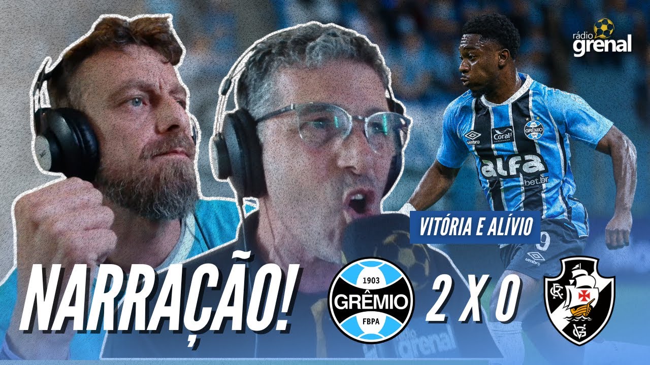 GOLS GRÊMIO 2 X 0 VASCO | NARRAÇÃO PC CARVALHO | RÁDIO GRENAL