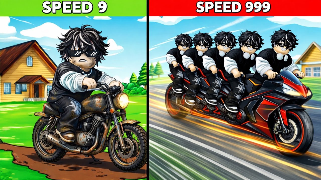 Upgrading Max Level MOTORCYCLE in Roblox 