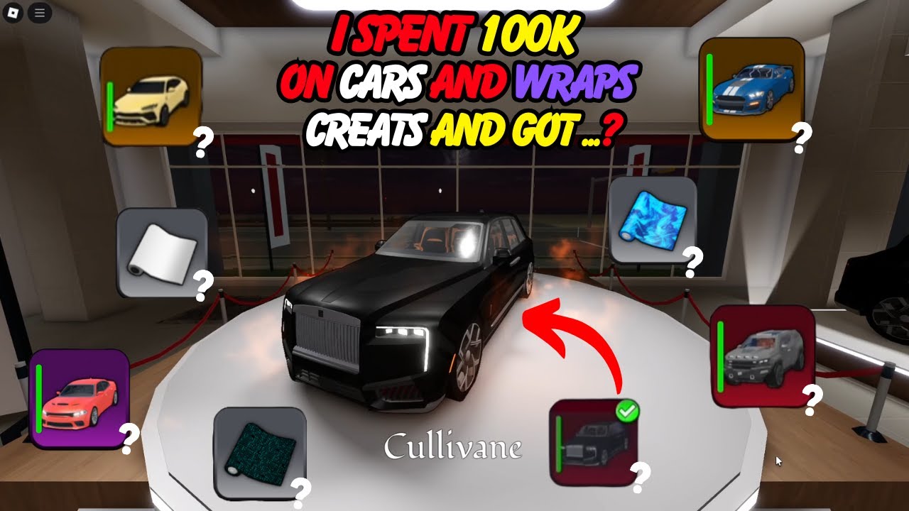 I SPENT $100,000 ON CAR CRATES & WRAPS IN BLOCKSPIN ROBLOX!