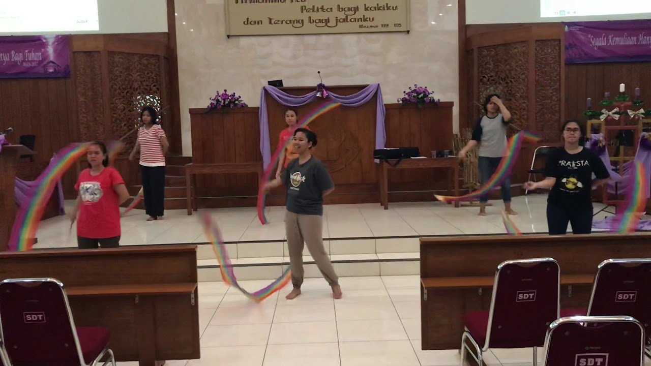 (GKJ POGE DANCER) TARIAN PITA PEMBUKA NATAL - LATIHAN
