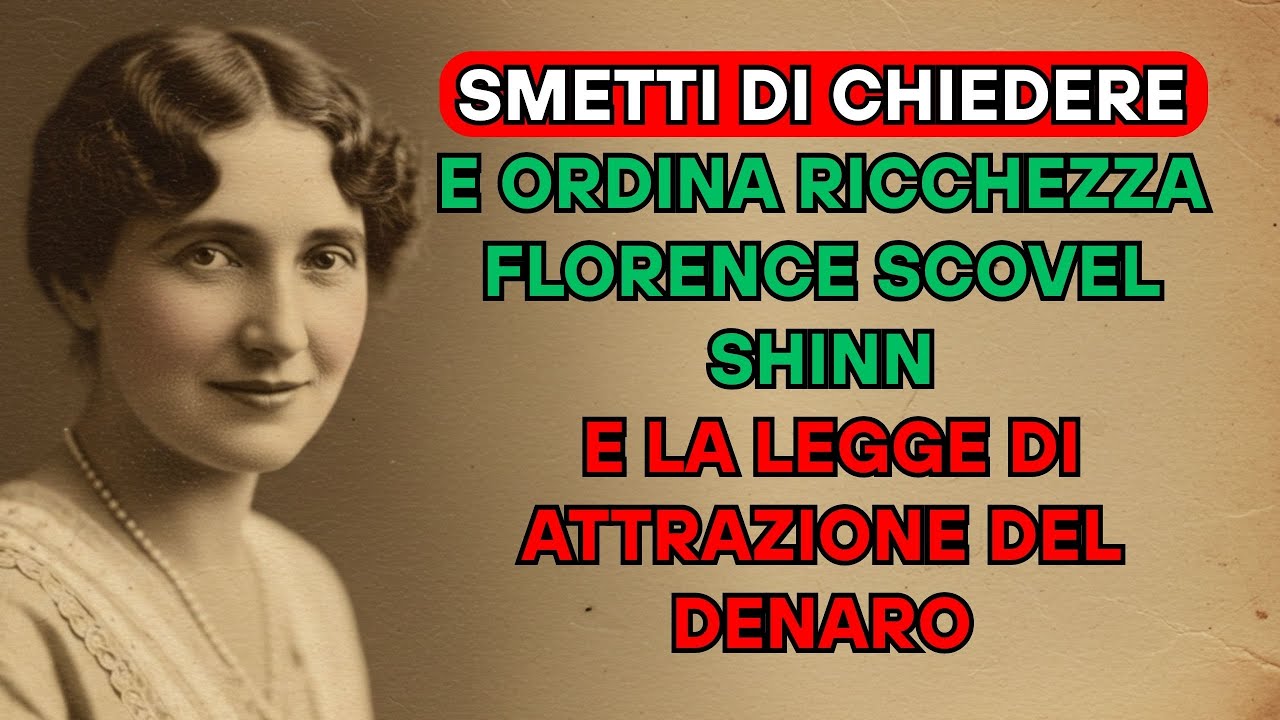 SMETTI DI CHIEDERE E ORDINA RICCHEZZA | FLORENCE SCOVEL SHINN E LA LEGGE DI ATTRAZIONE DEL DENARO