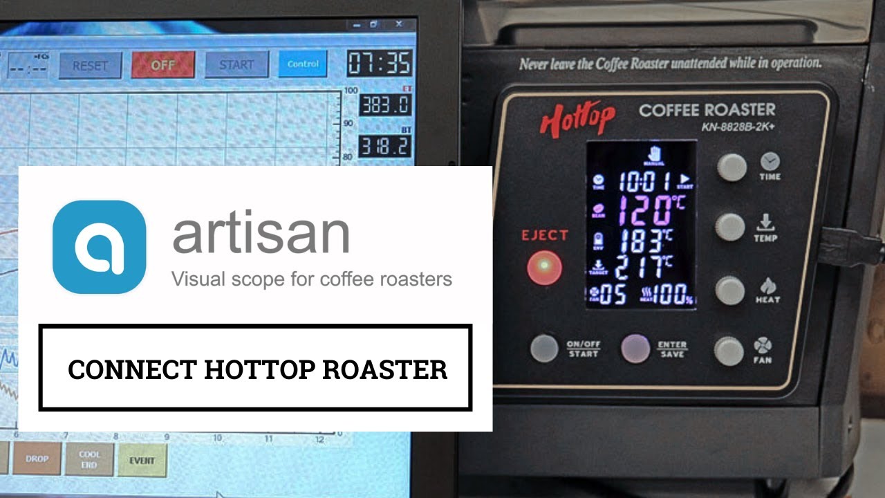 Connect your Hottop coffee roaster to Artisan - don't miss this one single click, most people do.