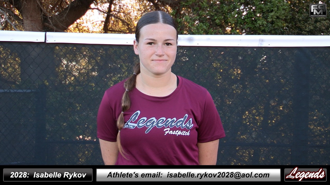 2028 Isabelle Rykov Pitcher Softball Recruiting Video - Norcal Legends