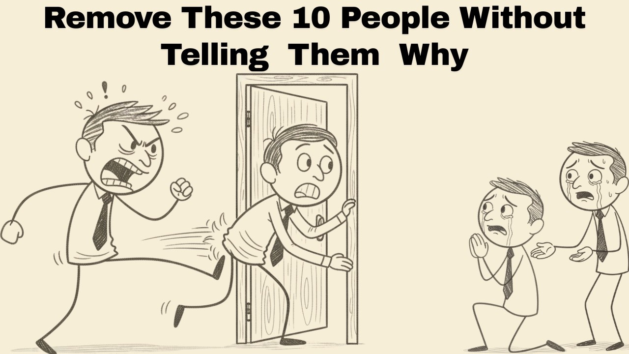 10 People you must quietly eliminate from your life | Don't Tell Them