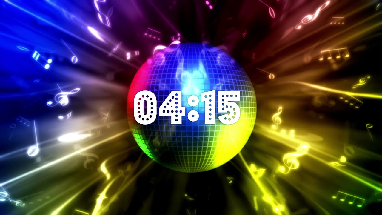 10 Minute Countdown Timer - Musical Dance Party Animated