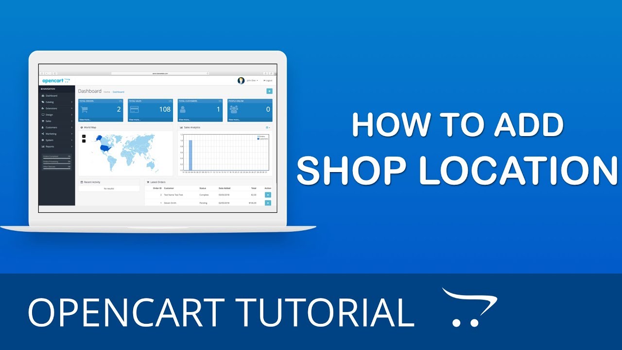 How to Setup a New Store Location in OpenCart 3.x